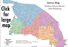 Green A Draft Trustee Area Map
